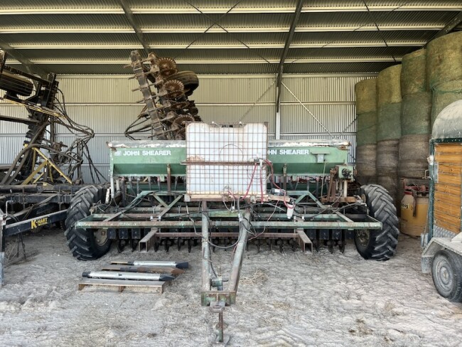 018a John Shearer 20 Row Disc Seeder
