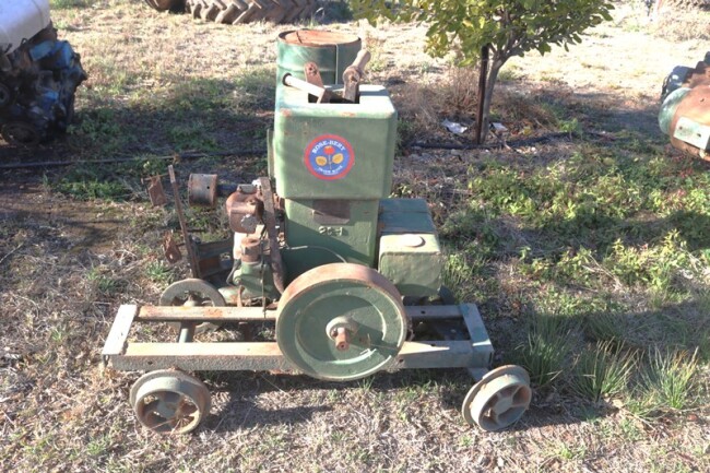 62 Rosebery stationery engine on transporter trolley a