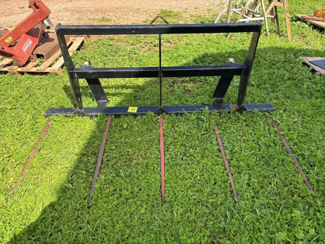 Lot 11 Big Bale Hay Forks