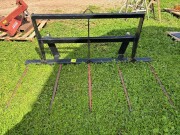 Lot 11 Big Bale Hay Forks