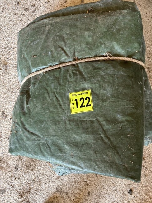 Lot 122 Tarp 10.5 x 8.5