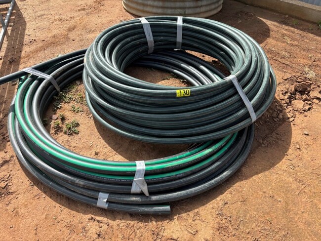 Lot 130 Green Line Poly Pipe