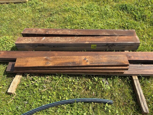 Lot 132 Timber Posts Rails