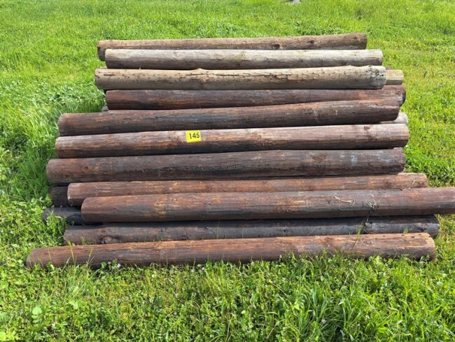 Lot 145 Fence Posts