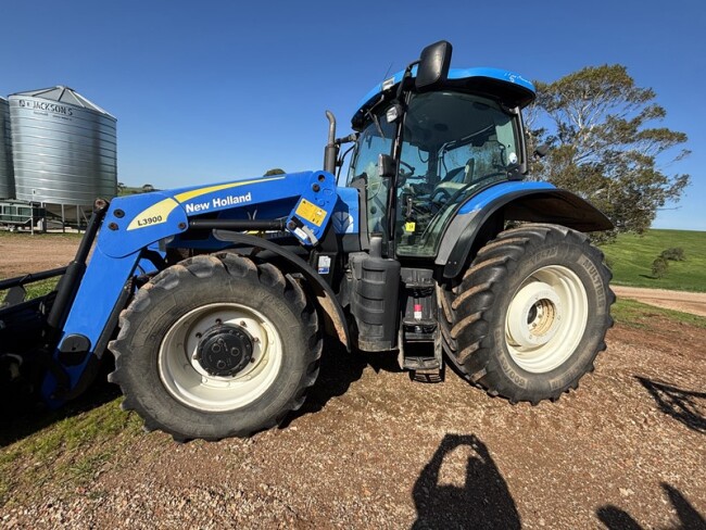 Lot 19 New Holland Tractor 6050 Loader 5300 Hours1