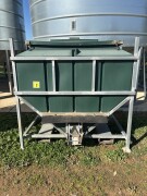 Lot 2 Polymaster feed bin 1.2 cubic metres