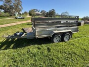 Lot 49 10 x 6 Tipper Trailer with Taunnea Cover Electric Brakes GC 3400KG