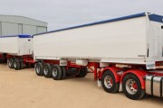 Lot 5 2xFreightmaster Semi Tipper Trailers + Bogey Dolly 1