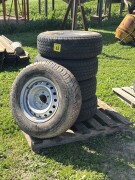 Lot 62 5 x Wheels Bridgestone Duelles 24570R16 for DMAX 2019 Complete with Rims
