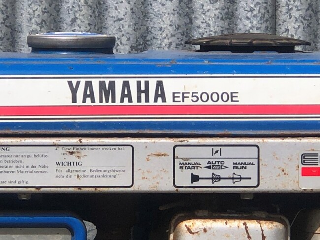 23b Yamaha EF5000E. 2
