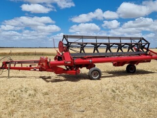 LOT 51 Case IH 8210 Windrower 21ft 1