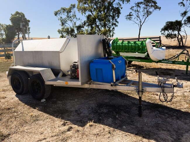 Lot 13 Miegel Bros 2000 litre Fuel Tanker with 200L Ad Blue tank 1