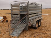 Lot 69 Miegel Bros Stock Crate Trailer 5