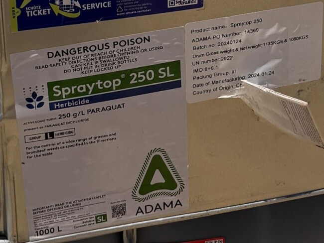 Lot 140 1000L Spraytop 250SL 2