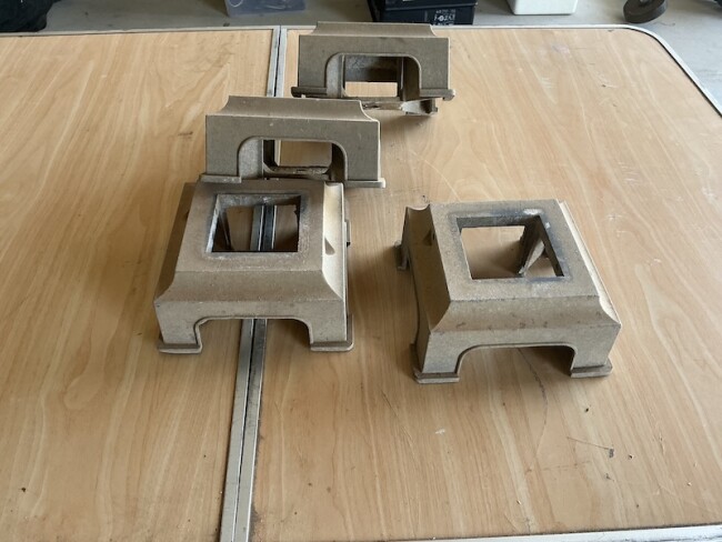 Lot 32 Post brackets