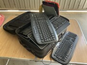 Lot 74 Keyboards in suitcase