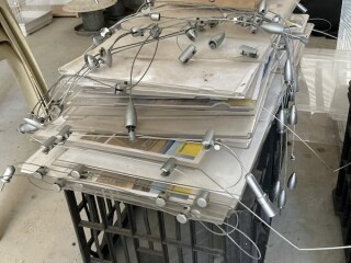 Lot 86 Acrylic Window display parts