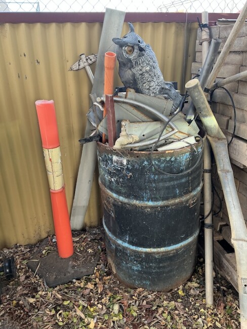 Lot 94 Drum of scrap