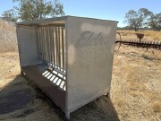 55 Elms raised galvanised hay feeders A