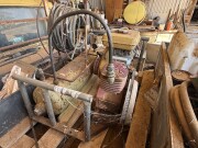 069 Older style air compressor with Robin petrol motor 3