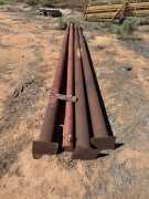 087 Steel telephone A poles x 4 lengths