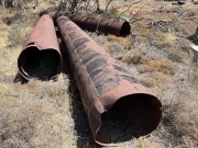 092 Steel pipe fluming x 3 units