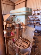 115 McMillan heavy duty pedestal drill press