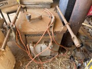 116 Electric welder on transporter with wheels