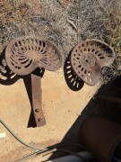 143 Vintage tractor seats x 3 2