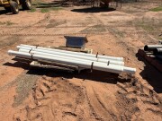 163 PVC fishing rod or storage holders with caps 2