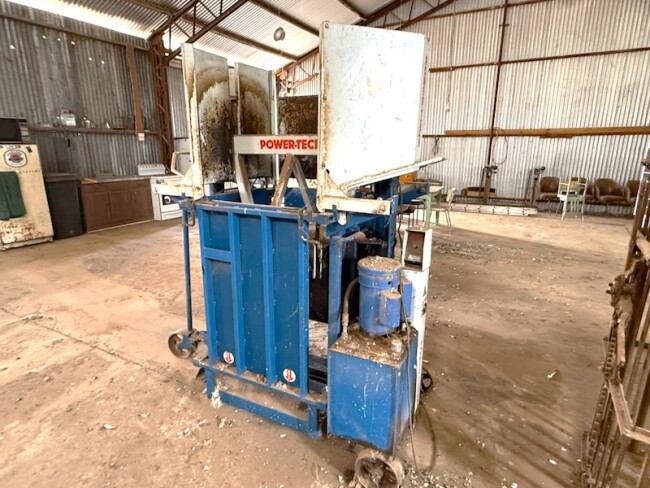 032b 78 Powertech electric wool press 3