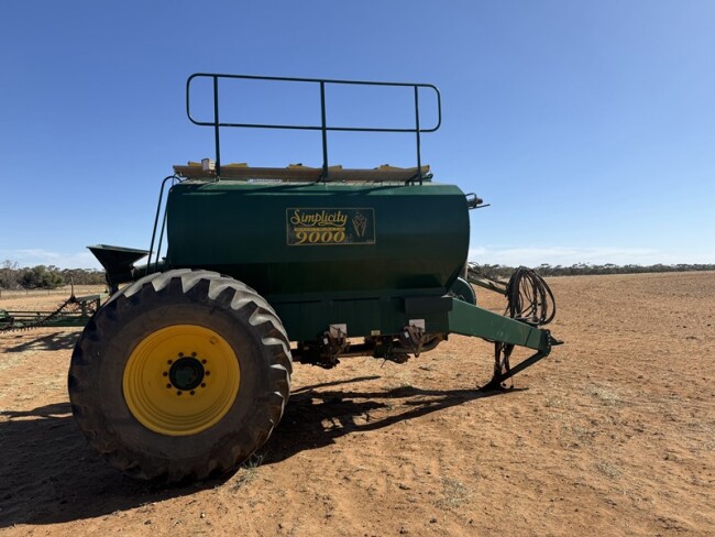 6c Simplicity 9000 air seeder cart 5