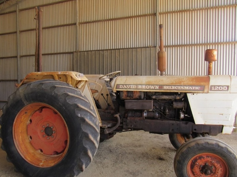 18. David Brown 1200 Selectamatic w Proline Auger