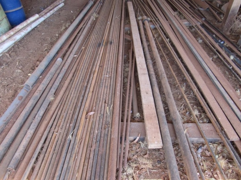 40. Bore Rods Steel Encased in Propol with Brass Fittings