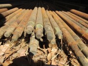 40a. Bore Rods Steel Encased in Propol with Brass Fittings