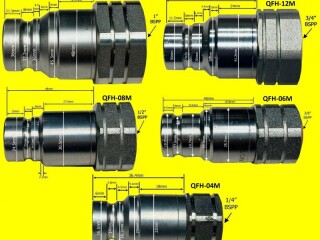 Caps and Plugs suit QFH High Pressure Flat Face 1961 v2